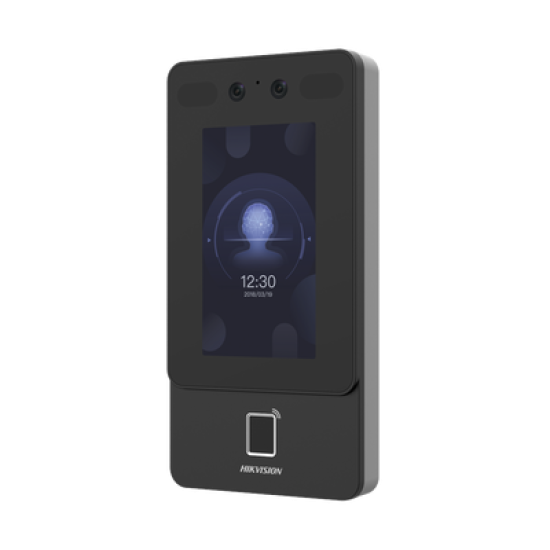 Terminal Min Moe PoE & WiFi de Reconocimiento Facial y Huella con Lector MIFARE / Exterior IP65  / Hasta 1.5 mts en Lectura de Rostro / Soporta P2P / 1,500 Rostros / 3,000 Huellas / Salida 12 Vcd para Chapa / PoE