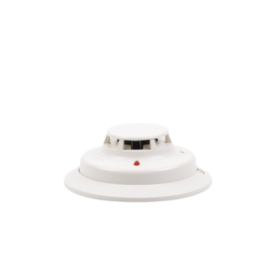 Detector Fotoeléctrico de Humo de 2 Hilos con Sensor de Temperatura a 57° C, Serie i3