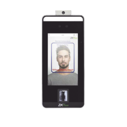 Terminal de reconocimiento Facial, Palma, Huella Digital y temperatura de alta velocidad