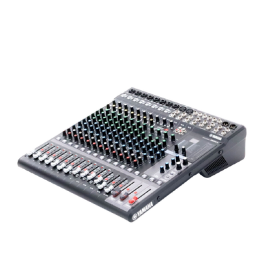 Mezcladora de Audio | 16 Canales | 10 Entradas de Micrófono | Entradas de Línea | Efectos | (MG16X)