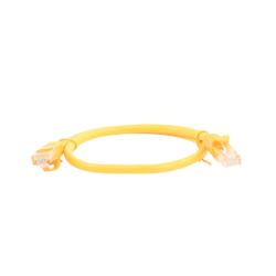 Cable de parcheo UTP Cat6 - 0.5 m - amarillo