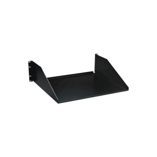 Charola Para Soportar Equipos en Racks, de 19in, Solida, 3UR, Color Negro
