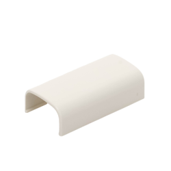 Unión recta, para uso con canaleta LD5, material ABS, Color Blanco Mate