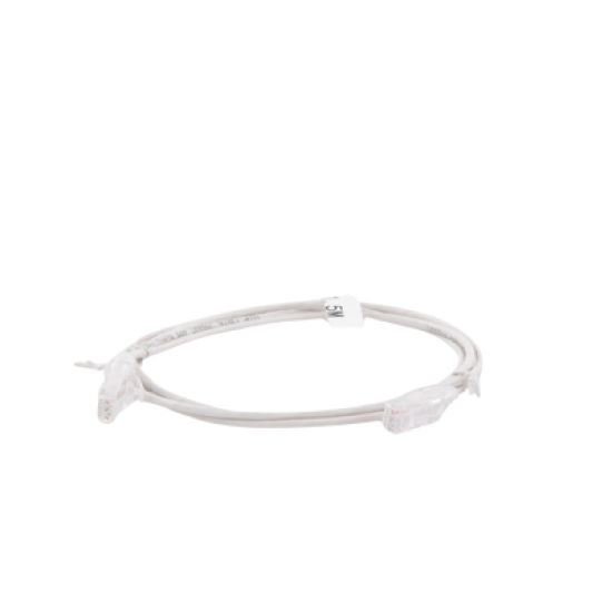 Cable de Parcheo Slim UTP Cat6 - 1.5 m Blanco Diámetro Reducido (28 AWG)