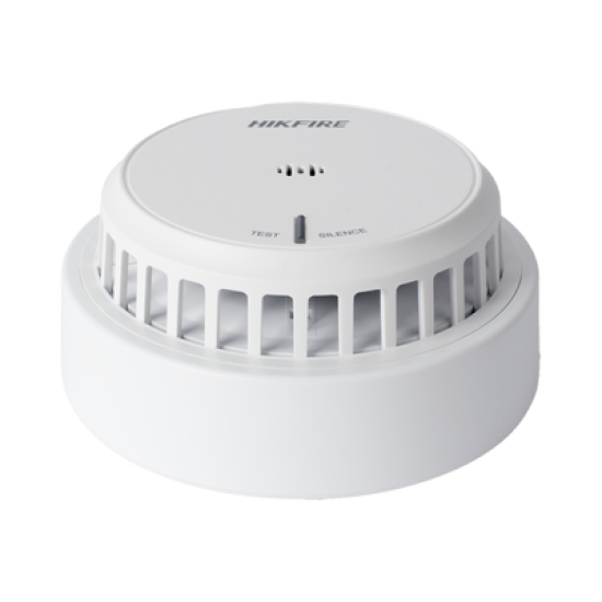 (HikFire) Detector de Humo Óptico Hikvision / Tecnología Avanzada de Detección de Incendios / Alarma Temprana y Fiabilidad Certificada / Soporta Salida de Alarma