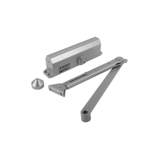 Cierrapuertas para Accesos de Alto Tráfico de Uso Rudo para puertas de hasta 150 Kgs