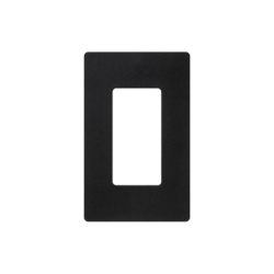 Placa de pared 1 espacio, para atenuador (dimmer), apagador ó control remoto inalámbrico LUTRON.