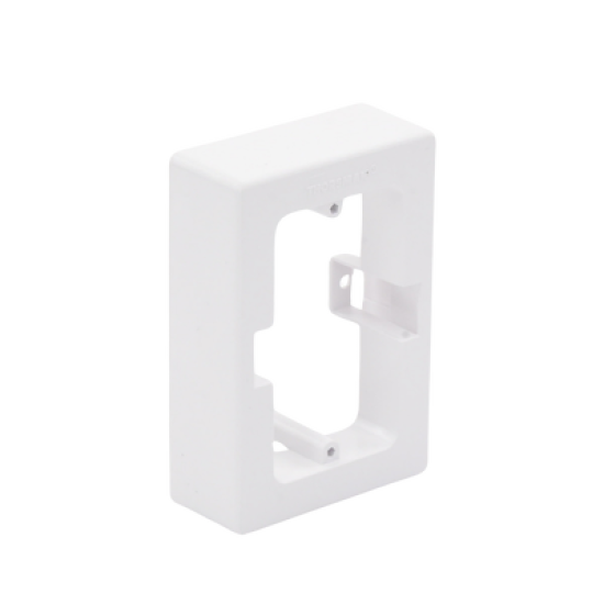 Caja sin fondo Universal, Color blanco de PVC auto extinguible (7900-02002)