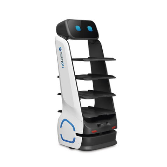 Robot Autonomo para Servicio de Meseros Ubicado por SLAM (Laser) / Mejora el Servicio al Cliente / Soporta 10 Kgs por Charola / Ideal para Restaurantes, Cafeterias, Hospitales, Salones de Eventos, Etc...