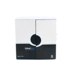 Bobina de cable de 305 m ( 1000 ft ) Cat5e, Aleación de Cobre y Aluminio ( CCA ), color Gris, Uso Interior. 