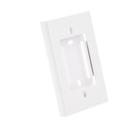 Soporte y tapa universal color blanco de PVC auto extinguible, para canaleta TEK100 (5595-10001)