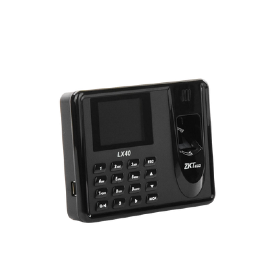 Lector de Huella con Teclado para Control de Asistencia, 500 Huellas, Genera Reporte por USB en Excel, Descarga mediante memoria USB / Incluye Fuente