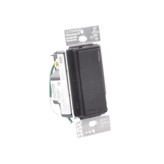 (RadioRa3) Apagador Sunnata color negro para linea Radio Ra3, 8A de iluminación, 5.8A Motor