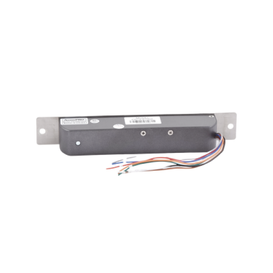 Cerradura de Perno 2000 kg de sujeción/ Abierta en caso de falla (Fail Safe)/ Con temporizador y Sensor de puerta