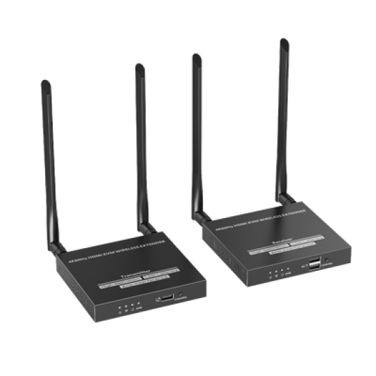 Kit Extensor Inalámbrico | 4K@60Hz | Transmisión hasta 50m | Transferencia IR | Emparejamiento SSID