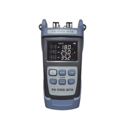 Medidor de Potencia Óptica (OPM) para Fibra Óptica en Redes FTTx / Soporta 3 Longitudes de Onda: 1310nm , 1490nm y 1550nm / Compatible con Conectores SC y FC