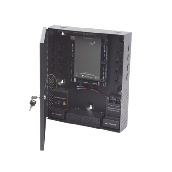 Controlador de acceso para 4 lectoras / Expandible a 56 Lectoras / Compatible con Sistema de Elevadores / 100,000 Usuarios