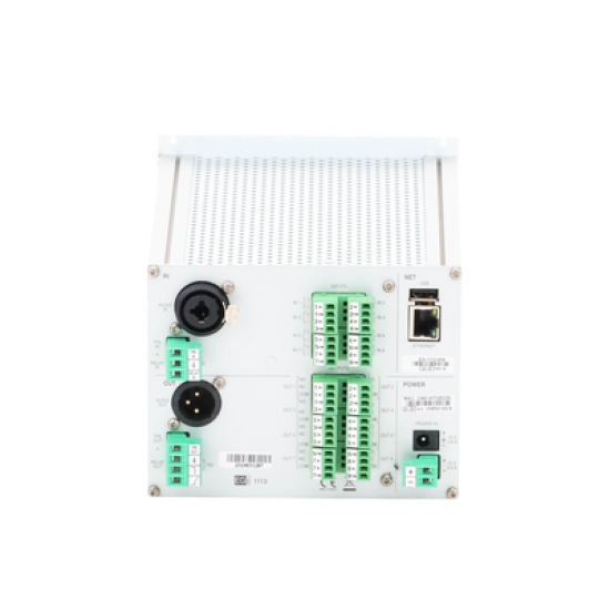 Interfaz Millennium IP para gestión de avisos y música pre-grabados IP con 8 relés IN/OUT 