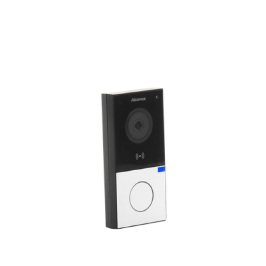 DOORBELL / WIFI / 100% en la Nube / POE / Bluetooth / NFC / Lector de Tarjetas MIFARE / Notificación en APP /  Llamada Telefónica / SIP / ONVIF / IP65 / Cámara 2 MP / Botón con Iluminación / Control de 1 Puerta