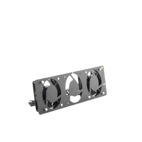 Kit de 2 Ventiladores 110 Vca (12 x 12 cm) con Clavija para Gabinete de Piso