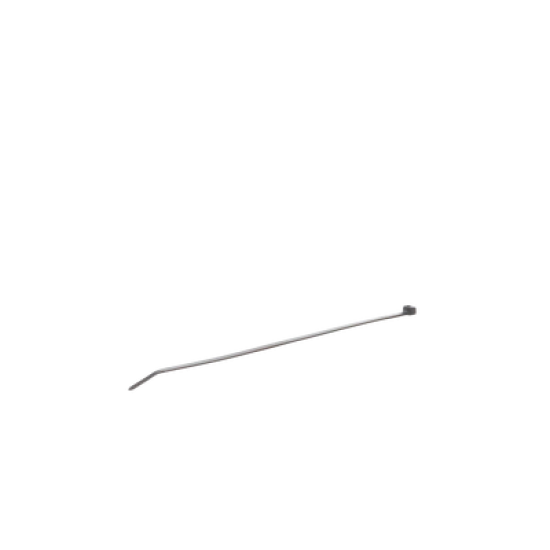 Cincho de Nylon 6.6, 203mm largo x 3.6mm ancho, Color Negro. Paquete de 1000 Piezas