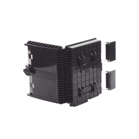 Cierre de Empalme para 24 fusiones de fibra óptica, Interior/Exterior, con 8 acopladores SC/APC y splitter 1x8 SC/APC Incluido, IP65