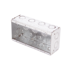 Caja Multigang de 4 Gangs,/ Profundidad de 2-1/2