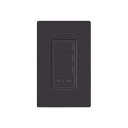 (RadioRa3) Botonera Sunnata Negro 3 escenas y 2 botones subir/bajar para Radio RA3, programe escenas diferentes en cada botón.