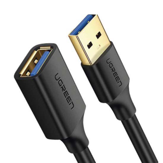 Cable Extensor USB 3.0 / 3 Metros / Macho-Hembra / 5 Gbps / Ultra Durabilidad / Núcleo de cobre estañado 28/22 AWG / Blindaje interior múltiple / Ideal para teclado, mouse , etc.