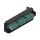 Placa Acopladora LightVerse, 6 Conectores Dúplex LC/UPC, Acepta hasta 12 fibras Multimodo OM3 y OM4  (No Shuttered)