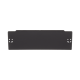 Placa Ciega FAP, Para Reservar Espacio de Uso Futuro en Paneles de Fibra Óptica, Color Negro
