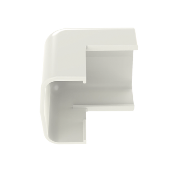 Esquinero exterior, para uso con canaleta LD5, material ABS, Color Blanco Mate