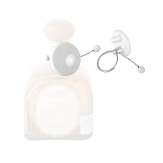 Paquete de 100 Tags RF Para Botellas, Color Gris Claro