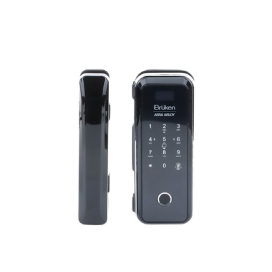 Cerrojo Electrónico con Lector de Huella/ Contraseña/ Tarjeta para Puerta de Vidrio 