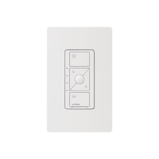 (Caseta Wireless) Control de velocidad inalámbrico para ventilador de techo, un solo polo.