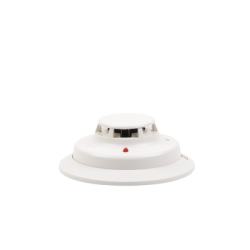 Detector Fotoeléctrico de Humo de 2 Hilos con Sensor de Temperatura a 57° C, Serie i3