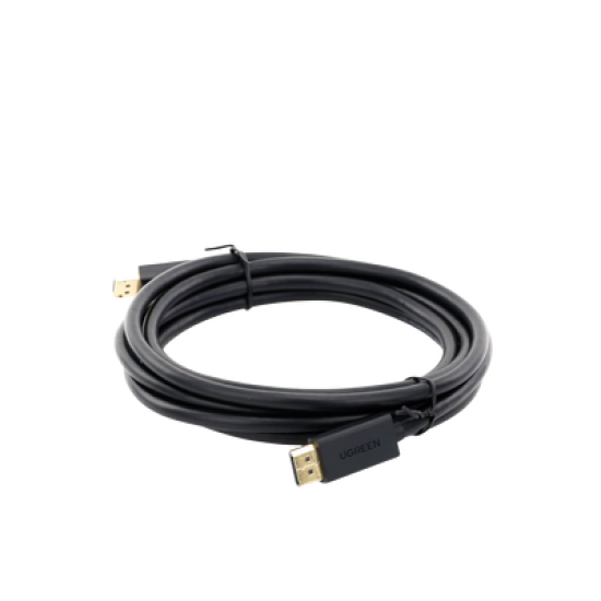 Cable DisplayPort 1.2 Macho a Macho/ Longitud 3m / Versión DP1.2 / Soporta 4K@60Hz; 2K@144Hz / Soporta 3D / Color profundo de 8 y 10 bits / Blindaje Interno Múltiple / Cobre Estañado 28AWG  / Botón de Liberación