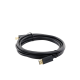 Cable DisplayPort 1.2 Macho a Macho/ Longitud 3m / Versión DP1.2 / Soporta 4K@60Hz; 2K@144Hz / Soporta 3D / Color profundo de 8 y 10 bits / Blindaje Interno Múltiple / Cobre Estañado 28AWG  / Botón de Liberación