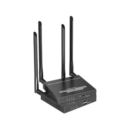 Kit Extensor Inalámbrico | 4K@60Hz | Transmisión hasta 50m | Transferencia IR | Emparejamiento SSID
