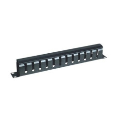 Organizador de Cables Horizontal de 1U para Rack de 19