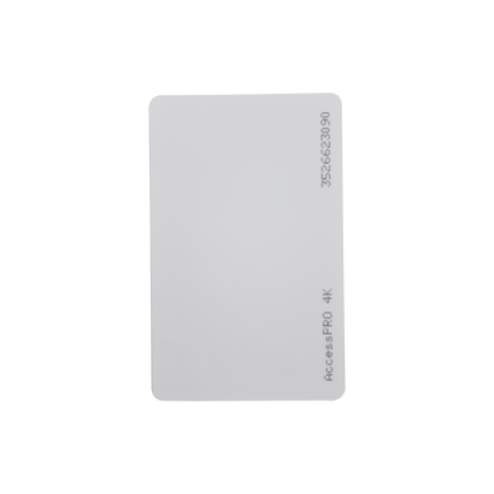 Tarjeta MIFARE Classic / Tipo ISO Card / Memoria 4Kb / Imprimible / Frecuencia 13.56 Mhz