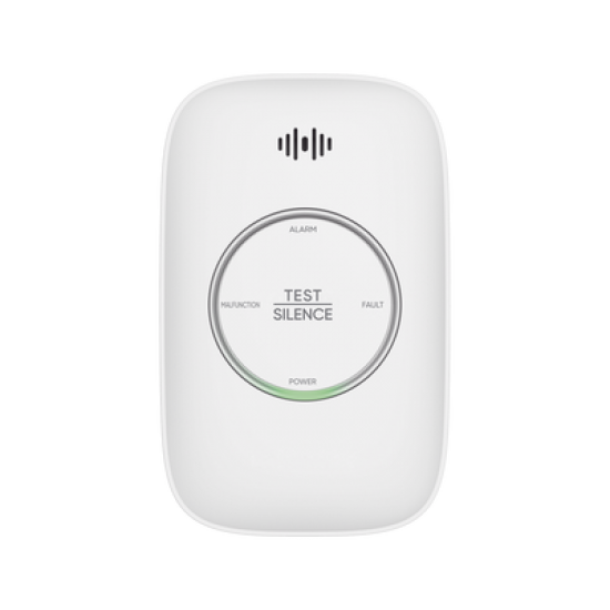 (HikFire)  Detector de Gas LP Propano C3H8 / Alarma Temprana / Salida para cierre de Válvula y/o  activación de Ventilador / Protección IP30 / Alarma de 70dB a 115dB a 1 metro de distancia