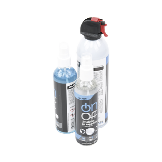 Kit de Limpieza, incluye 4 productos especializados en limpieza de pantallas y superficies, equipo de cómputo y electrónicos 