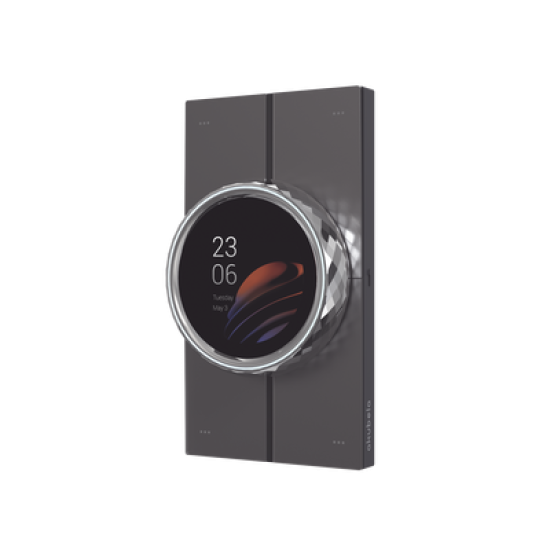 Mini pantalla táctil Hub controlador integrable con sistemas de automatización compatible con múltiples marcas, una entrada de iluminación, 4 botones para escenas. Conexión Wifi