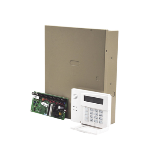 Panel de Alarma de 48 Zonas con Teclado Alfanumérico y Receptor Inalámbrico Interconstruido