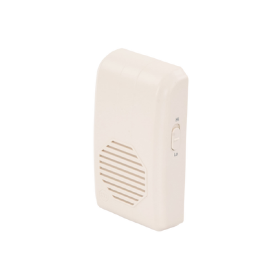 Timbre Inalámbrico Para Puerta Con 10 Tonos, Hasta 150m Linea de Vista, Con Receptor Inalámbrico Incluido, 110Vca 