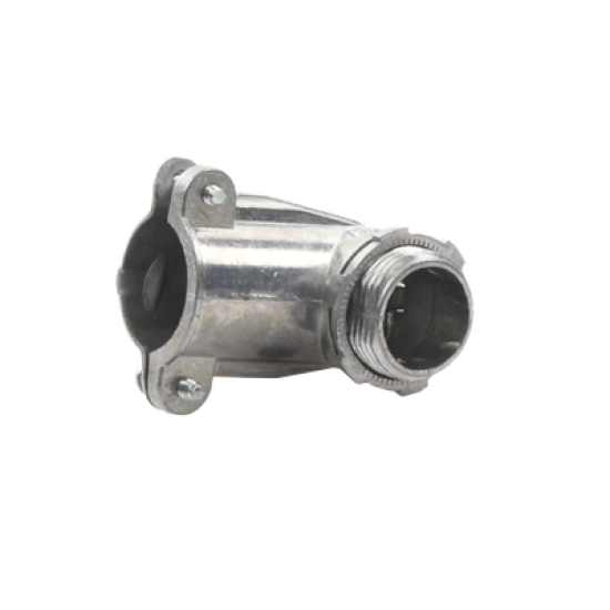 Conector curvo para tubo flexible 3/4