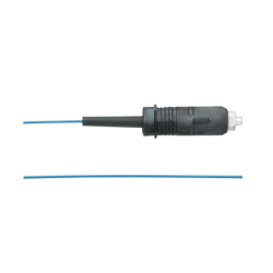 Pigtail de Fibra Óptica SC Simplex, Multimodo OM4 50/125, 900um, Color Aqua, 1 Metro