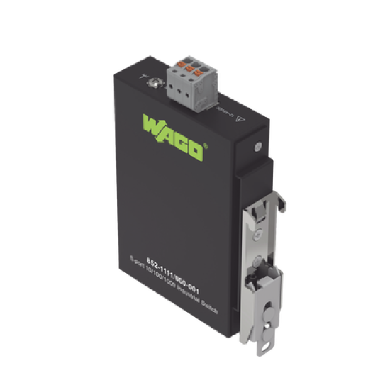 INDUSTRIAL ECO SWITCH 5 PUERTOS 1000 BASE-T NEGRO