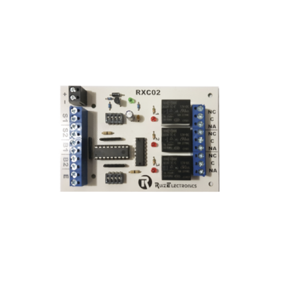 Tarjeta para control de Esclusas para 2 puertas con temporizador en desbloqueo y bloqueo/ entrada para botón de emergencia/ salida de emergencia.